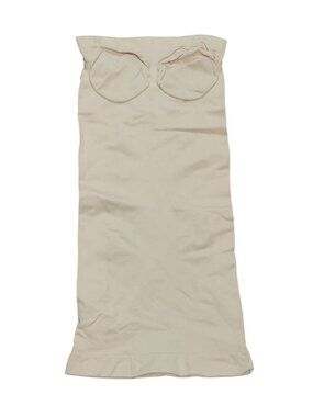 Seamless Shaping Slip Dress Size XS Nude Strapless Contoured Bust Body Shaper